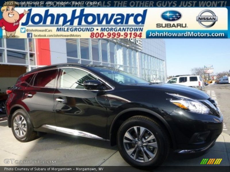 Magnetic Black / Graphite 2015 Nissan Murano SV AWD