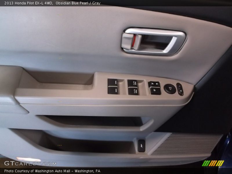Obsidian Blue Pearl / Gray 2013 Honda Pilot EX-L 4WD