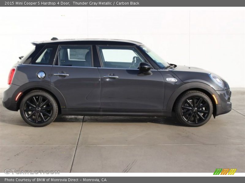 Thunder Gray Metallic / Carbon Black 2015 Mini Cooper S Hardtop 4 Door