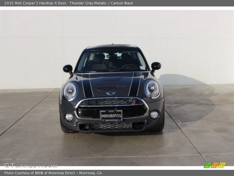 Thunder Gray Metallic / Carbon Black 2015 Mini Cooper S Hardtop 4 Door