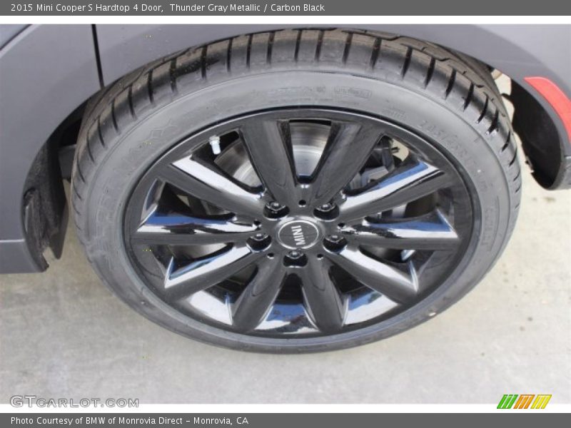 Thunder Gray Metallic / Carbon Black 2015 Mini Cooper S Hardtop 4 Door
