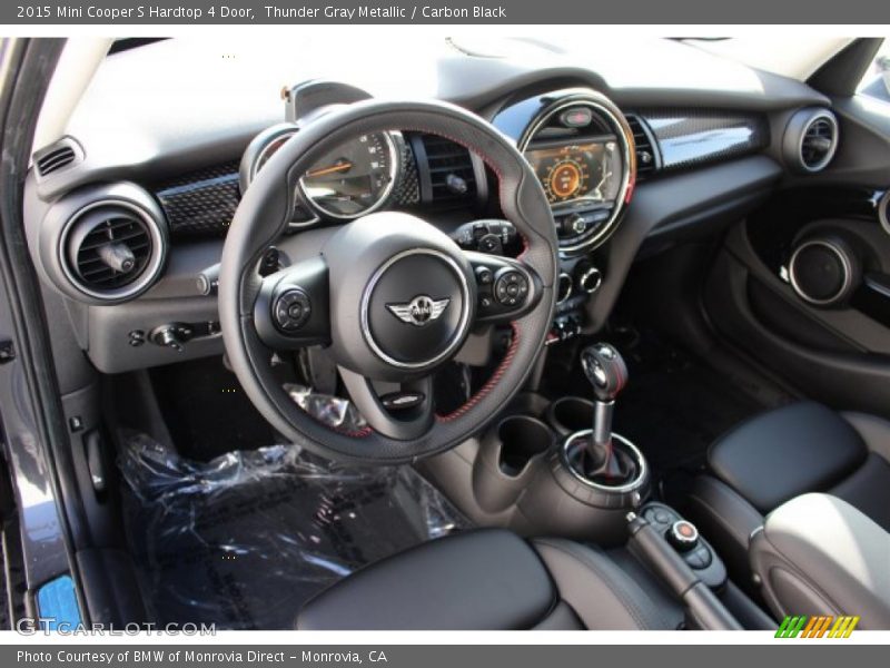 Thunder Gray Metallic / Carbon Black 2015 Mini Cooper S Hardtop 4 Door