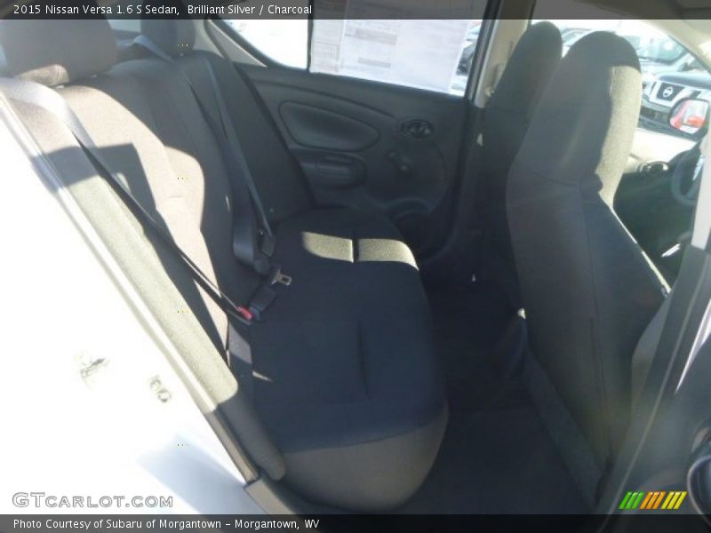 Brilliant Silver / Charcoal 2015 Nissan Versa 1.6 S Sedan