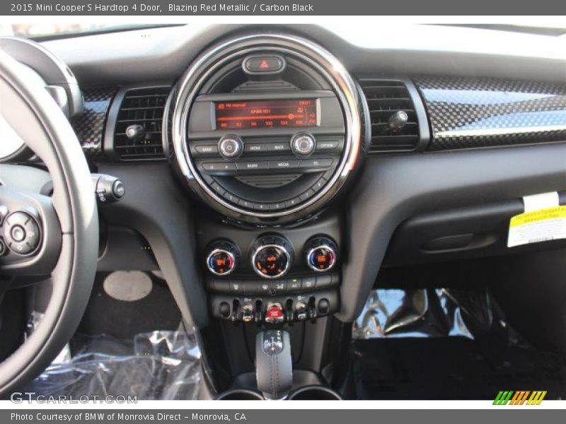 Blazing Red Metallic / Carbon Black 2015 Mini Cooper S Hardtop 4 Door