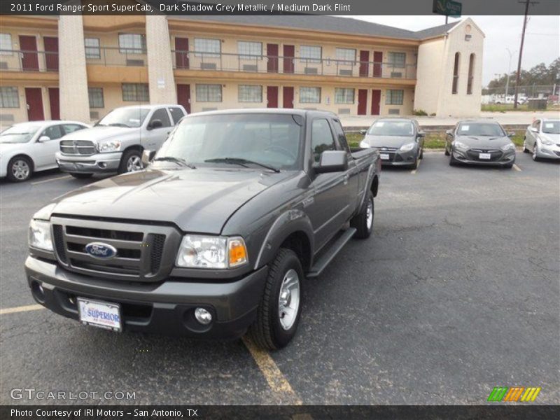 Dark Shadow Grey Metallic / Medium Dark Flint 2011 Ford Ranger Sport SuperCab