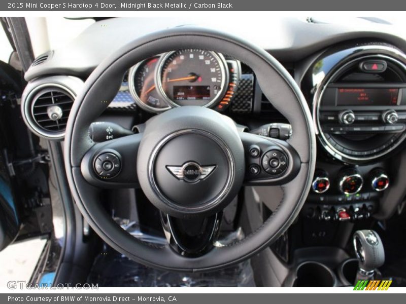 Midnight Black Metallic / Carbon Black 2015 Mini Cooper S Hardtop 4 Door
