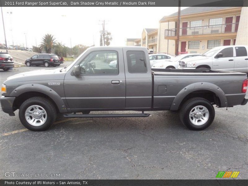 Dark Shadow Grey Metallic / Medium Dark Flint 2011 Ford Ranger Sport SuperCab