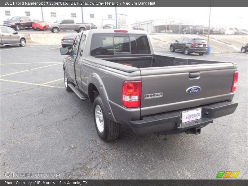 Dark Shadow Grey Metallic / Medium Dark Flint 2011 Ford Ranger Sport SuperCab