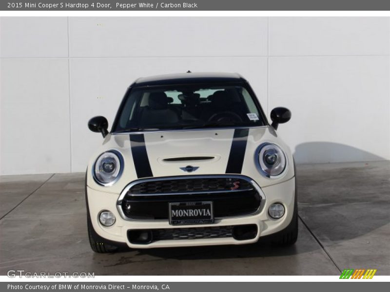 Pepper White / Carbon Black 2015 Mini Cooper S Hardtop 4 Door