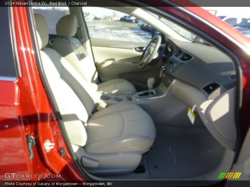 Red Brick / Charcoal 2014 Nissan Sentra SV