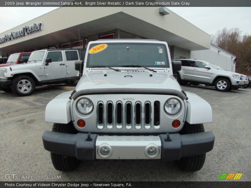 Bright Silver Metallic / Dark Slate Gray/Medium Slate Gray 2009 Jeep Wrangler Unlimited Sahara 4x4