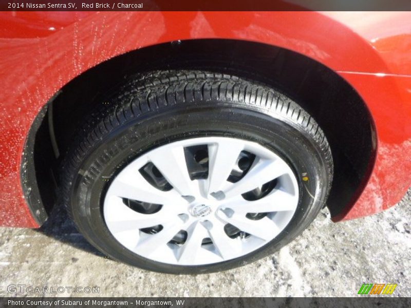 Red Brick / Charcoal 2014 Nissan Sentra SV