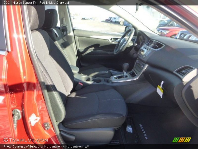 Red Brick / Charcoal 2014 Nissan Sentra SV