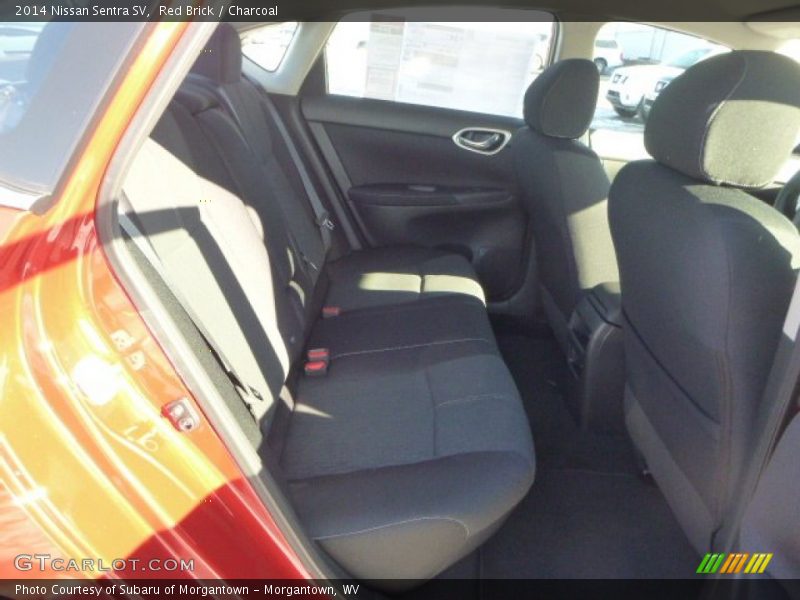 Red Brick / Charcoal 2014 Nissan Sentra SV