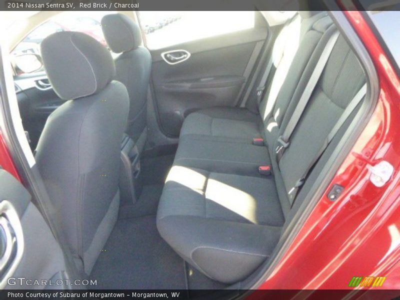 Red Brick / Charcoal 2014 Nissan Sentra SV