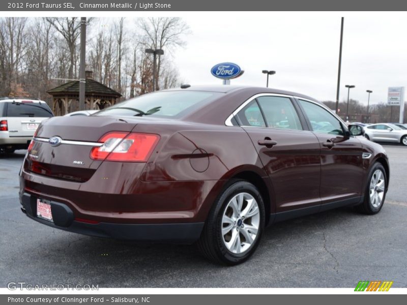 Cinnamon Metallic / Light Stone 2012 Ford Taurus SEL