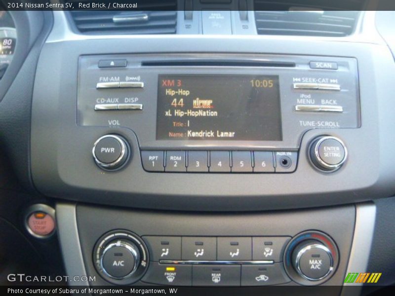 Red Brick / Charcoal 2014 Nissan Sentra SV