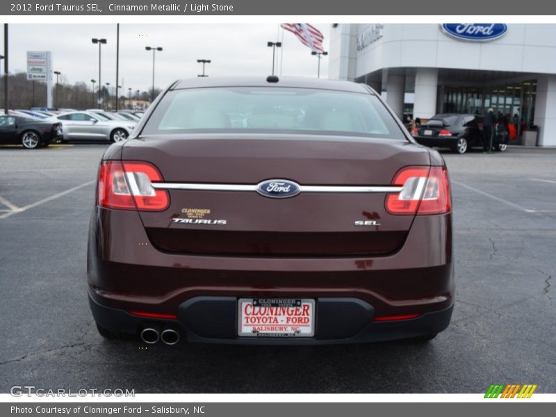 Cinnamon Metallic / Light Stone 2012 Ford Taurus SEL