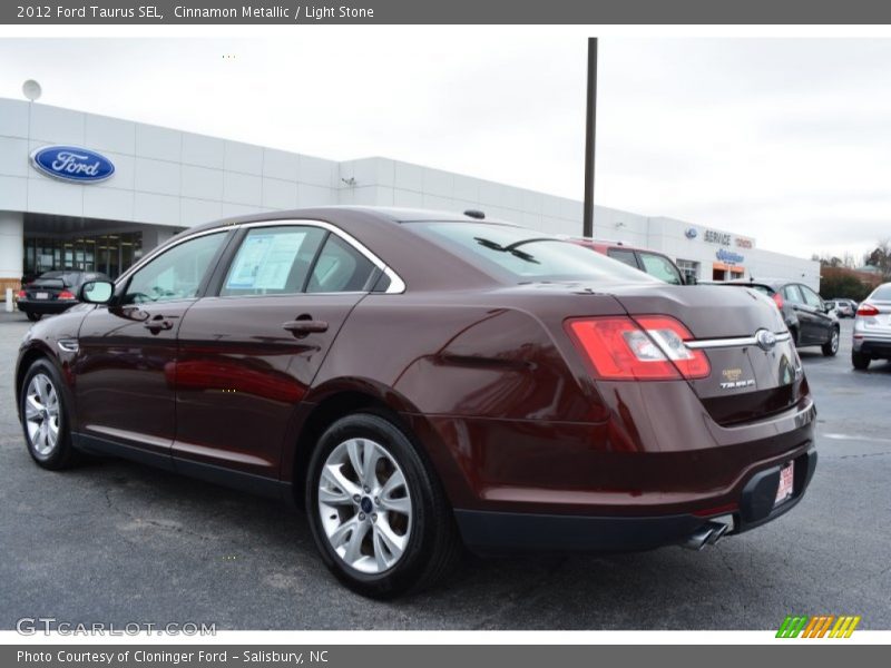Cinnamon Metallic / Light Stone 2012 Ford Taurus SEL