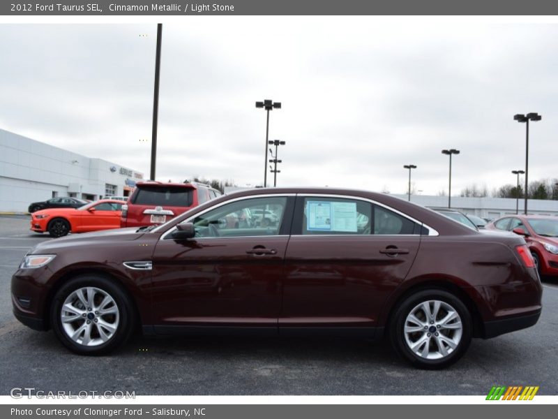Cinnamon Metallic / Light Stone 2012 Ford Taurus SEL