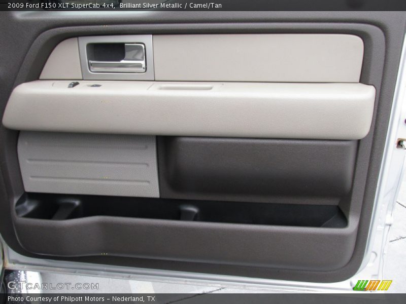 Brilliant Silver Metallic / Camel/Tan 2009 Ford F150 XLT SuperCab 4x4