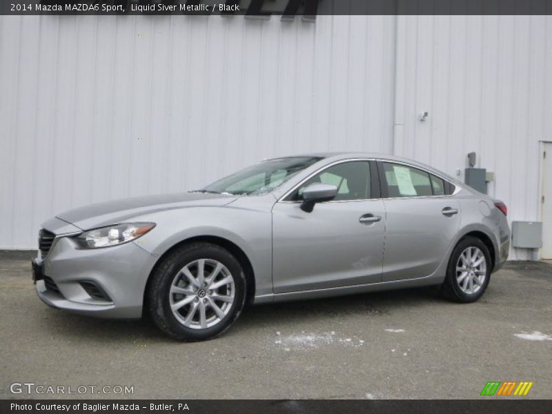 Liquid Siver Metallic / Black 2014 Mazda MAZDA6 Sport