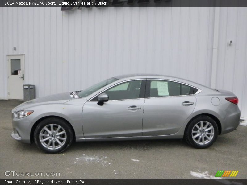 Liquid Siver Metallic / Black 2014 Mazda MAZDA6 Sport