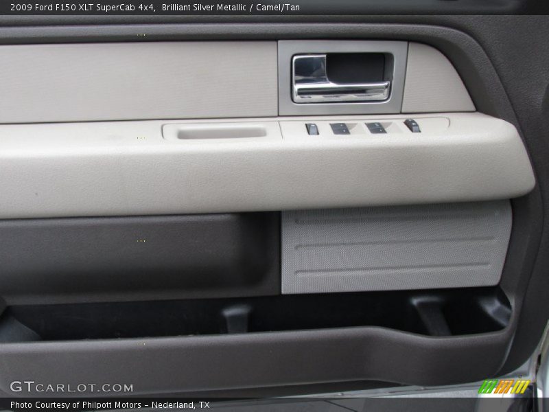 Brilliant Silver Metallic / Camel/Tan 2009 Ford F150 XLT SuperCab 4x4
