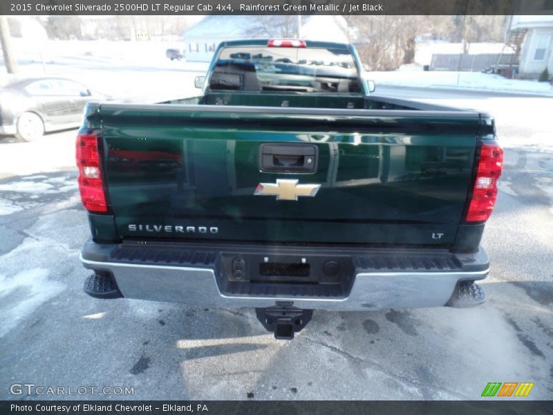 Rainforest Green Metallic / Jet Black 2015 Chevrolet Silverado 2500HD LT Regular Cab 4x4