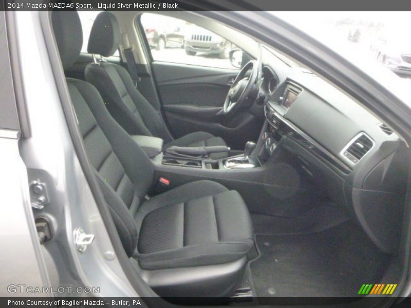 Liquid Siver Metallic / Black 2014 Mazda MAZDA6 Sport