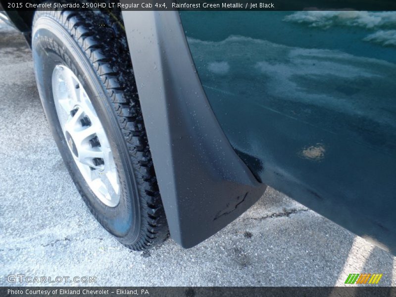 Rainforest Green Metallic / Jet Black 2015 Chevrolet Silverado 2500HD LT Regular Cab 4x4