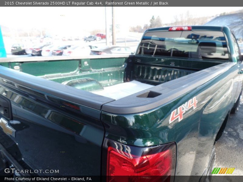 Rainforest Green Metallic / Jet Black 2015 Chevrolet Silverado 2500HD LT Regular Cab 4x4