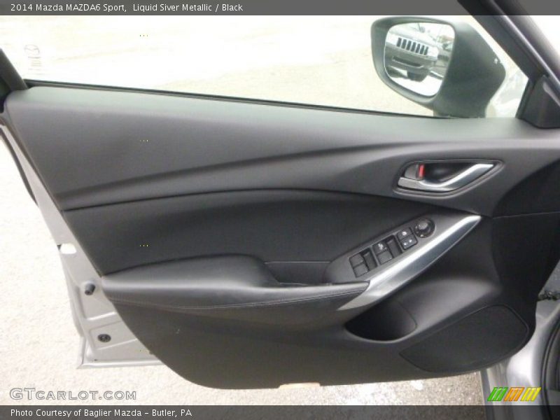 Liquid Siver Metallic / Black 2014 Mazda MAZDA6 Sport