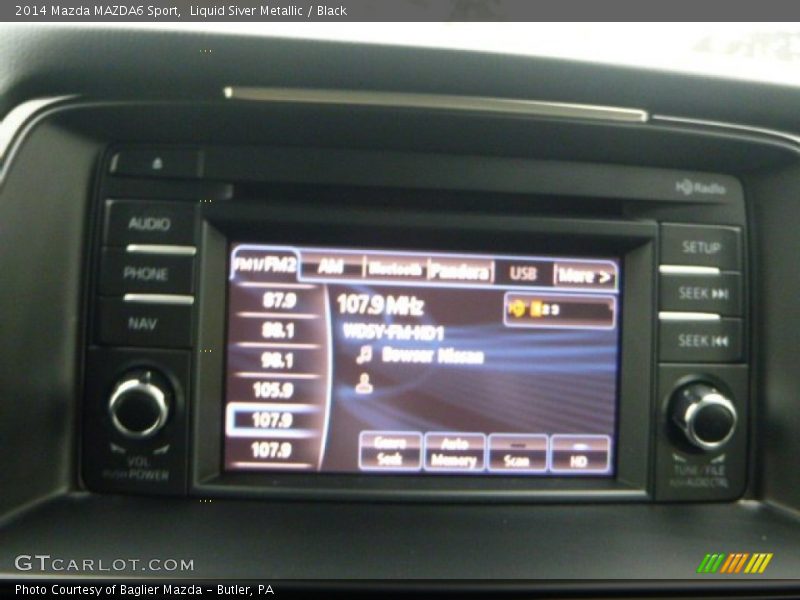 Liquid Siver Metallic / Black 2014 Mazda MAZDA6 Sport