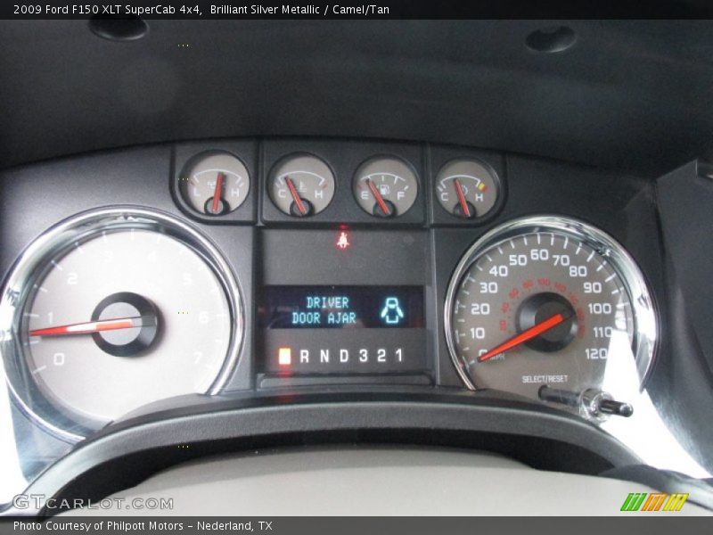Brilliant Silver Metallic / Camel/Tan 2009 Ford F150 XLT SuperCab 4x4