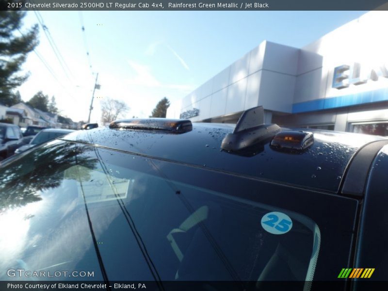 Rainforest Green Metallic / Jet Black 2015 Chevrolet Silverado 2500HD LT Regular Cab 4x4