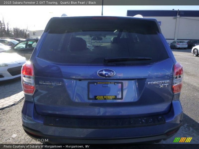 Quartz Blue Pearl / Black 2015 Subaru Forester 2.0XT Touring