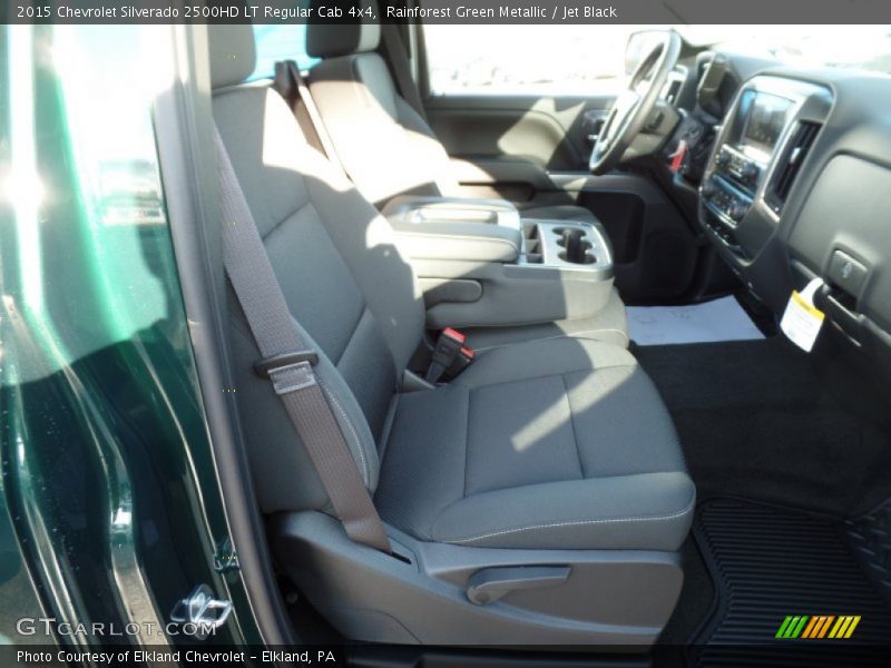 Rainforest Green Metallic / Jet Black 2015 Chevrolet Silverado 2500HD LT Regular Cab 4x4