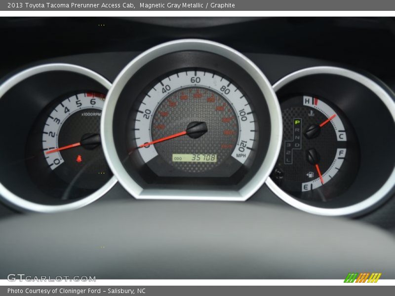 Magnetic Gray Metallic / Graphite 2013 Toyota Tacoma Prerunner Access Cab