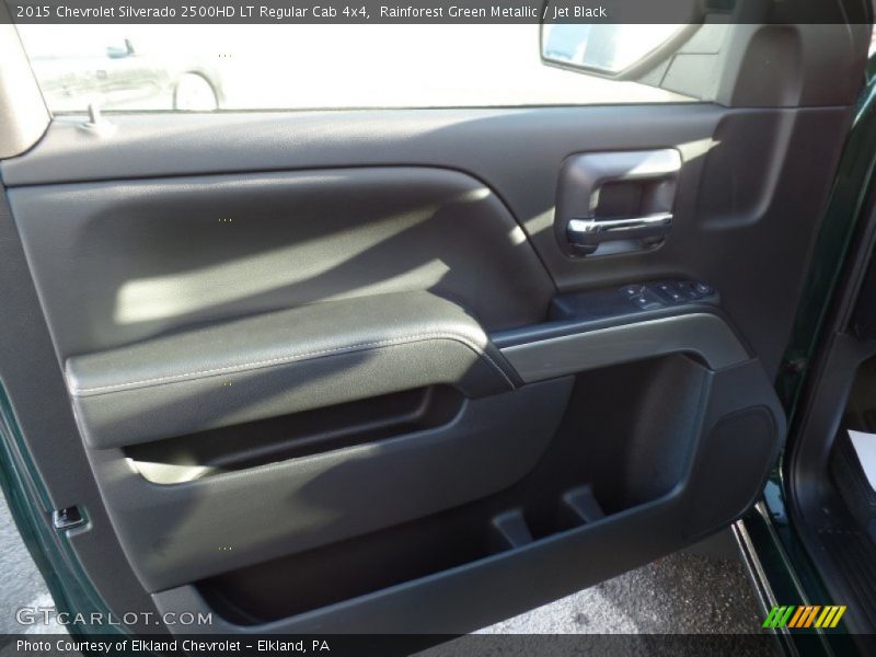 Rainforest Green Metallic / Jet Black 2015 Chevrolet Silverado 2500HD LT Regular Cab 4x4