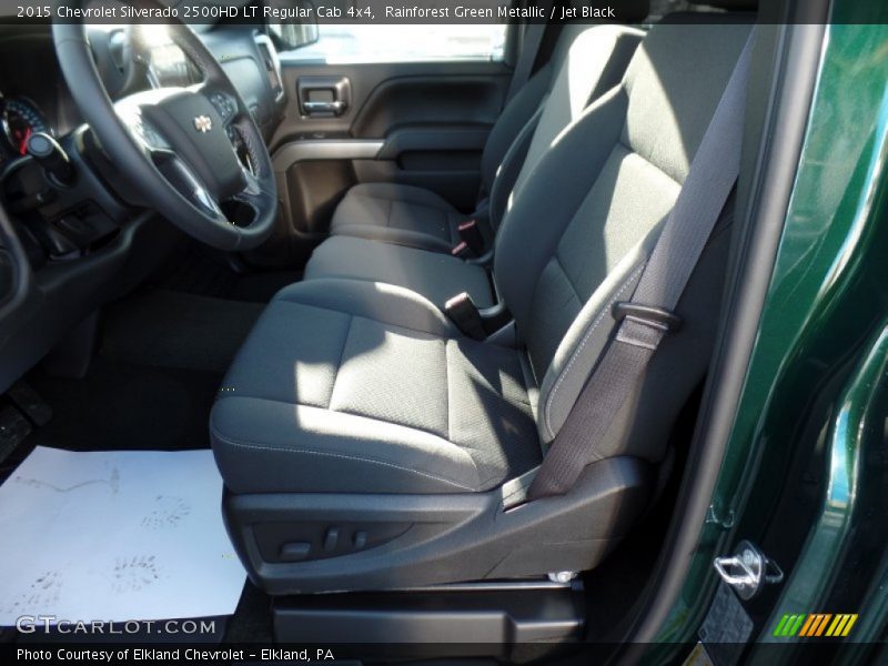 Rainforest Green Metallic / Jet Black 2015 Chevrolet Silverado 2500HD LT Regular Cab 4x4