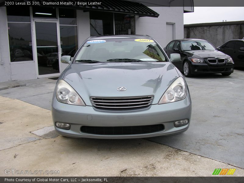 Diamond Metallic / Beige Leather 2003 Lexus ES 300