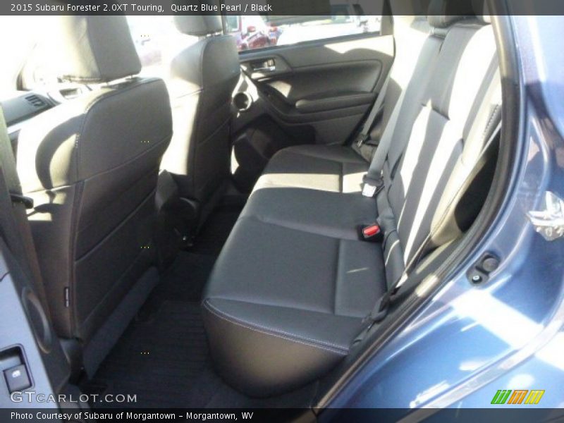 Quartz Blue Pearl / Black 2015 Subaru Forester 2.0XT Touring