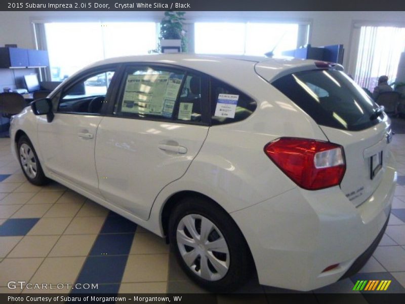 Crystal White Silica / Black 2015 Subaru Impreza 2.0i 5 Door