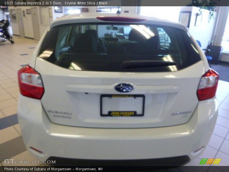 Crystal White Silica / Black 2015 Subaru Impreza 2.0i 5 Door
