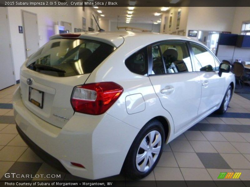 Crystal White Silica / Black 2015 Subaru Impreza 2.0i 5 Door