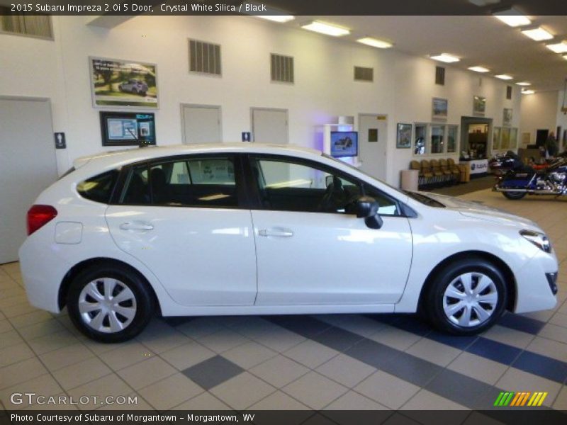 Crystal White Silica / Black 2015 Subaru Impreza 2.0i 5 Door