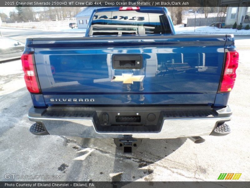 Deep Ocean Blue Metallic / Jet Black/Dark Ash 2015 Chevrolet Silverado 2500HD WT Crew Cab 4x4