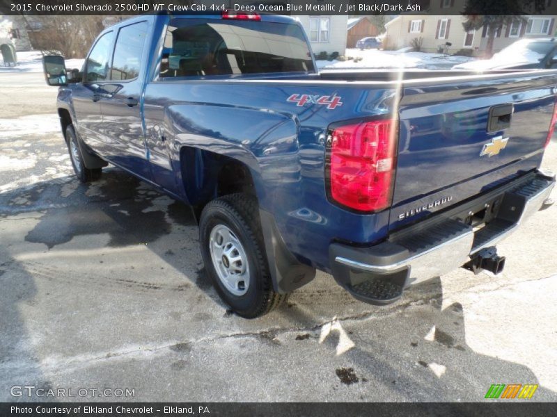 Deep Ocean Blue Metallic / Jet Black/Dark Ash 2015 Chevrolet Silverado 2500HD WT Crew Cab 4x4