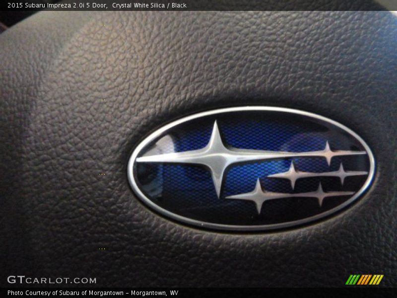 Crystal White Silica / Black 2015 Subaru Impreza 2.0i 5 Door
